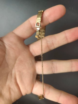 Reloj Rotary Vintage Mujer Dorado