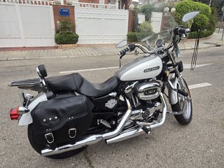 Harley Davidson XL1200L Blanca