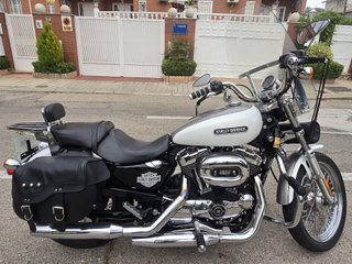 Harley Davidson XL1200L Blanca