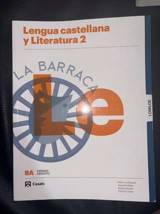 Lengua castellana y literatura 2, Le Bachillerato