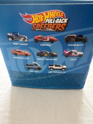 Hot Wheels Twin Mill Pull-Back Speeders Rojo NUEVO