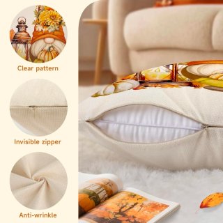 Fundas cojines otoño pack 4 unidades