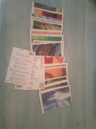 23 cromos El Rey León Panini