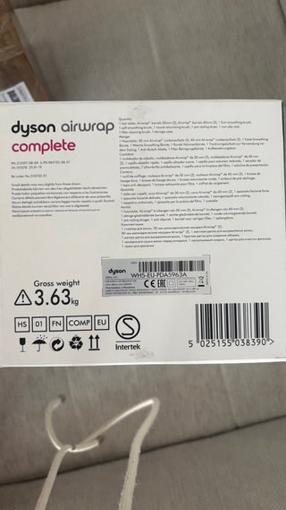 Kit completo accessori Dyson Airwrap originale