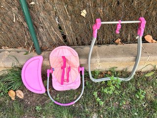 Trona/Silla de Juguete Rosa
