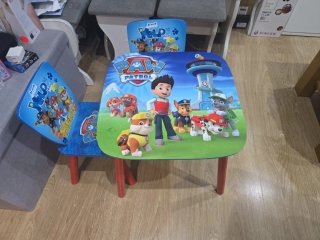 Mesa y Sillas Paw Patrol Niños