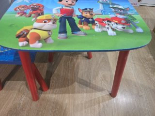 Mesa y Sillas Paw Patrol Niños