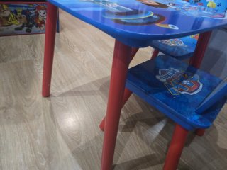Mesa y Sillas Paw Patrol Niños