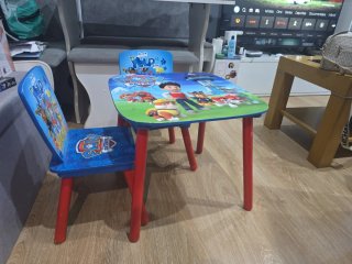 Mesa y Sillas Paw Patrol Niños