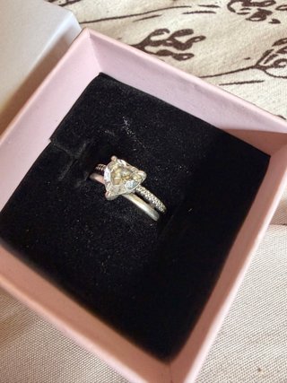 Anillo Pandora Corazón Plata