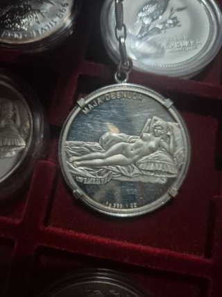 Onza de Plata Maja Desnuda