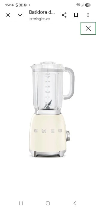 Batidora Smeg Crema