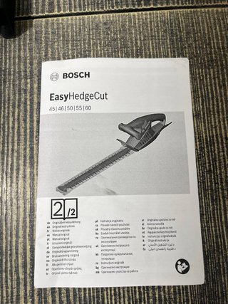 Cortasetos eléctrico Bosch EasyHedgeCut 45
