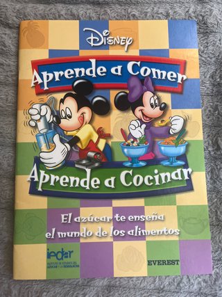 Libro Infantil Disney Aprende a Comer Cocinar