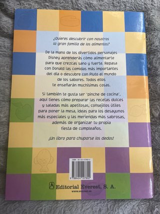 Libro Infantil Disney Aprende a Comer Cocinar