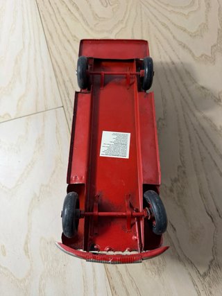 Maqueta Camión Bomberos Antiguo Rojo