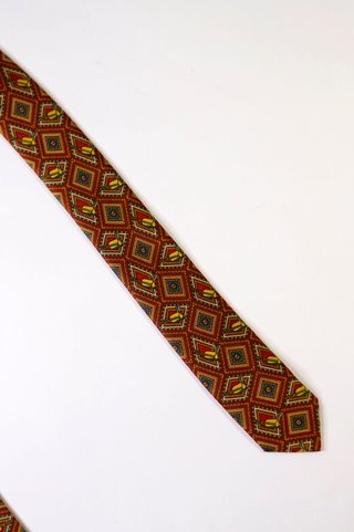 Cravatta Seta Rosi Micro Fantasia • Corbata Seda