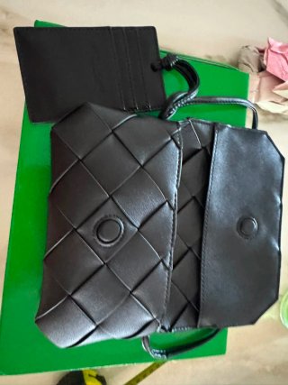 Borsa Bottega Veneta Intrecciato Nera