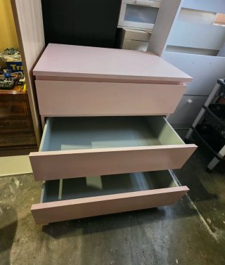 Cajonera Rosa 3 Cajones