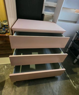 Cajonera Rosa 3 Cajones