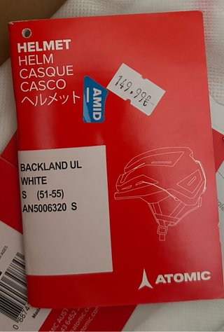 Casco da Alpinismo Atomic Bianco (taglia S)