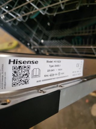 Lavavajillas Hisense HV16D5 Integración