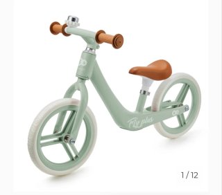 Bicicleta de equilibrio infantil verde
