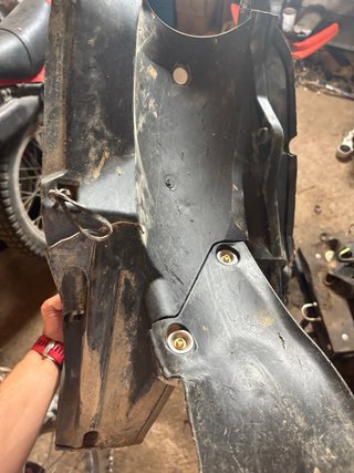 Subchasis KTM EXC 2007-2011 + Caja Filtro