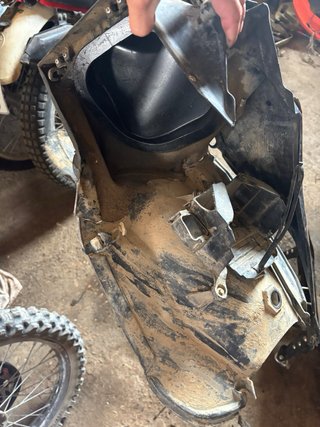 Subchasis KTM EXC 2007-2011 + Caja Filtro