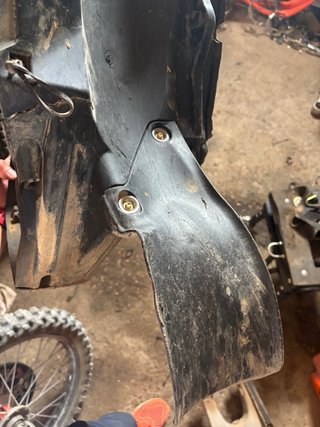 Subchasis KTM EXC 2007-2011 + Caja Filtro