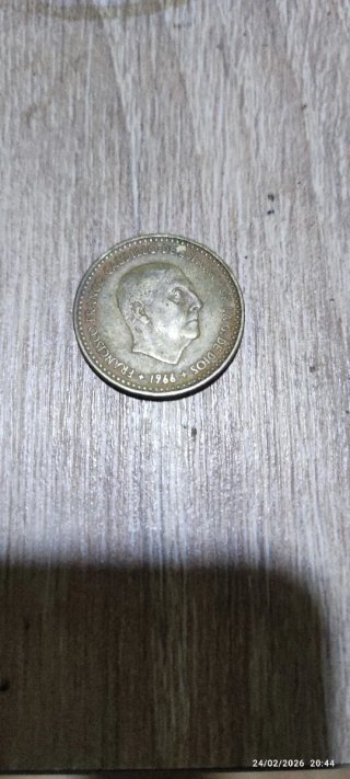 Moneda 1 Peseta Franco