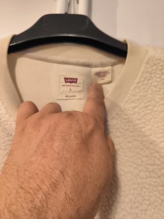Jersey Levi's Beige Invierno Sherpa