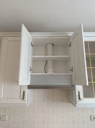 Muebles de cocina de madera blanca