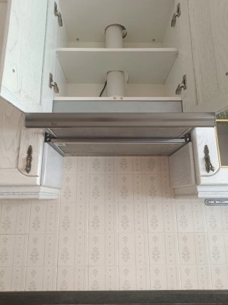 Muebles de cocina de madera blanca