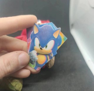Peluche Knuckles Sonic Prime Netflix Originale