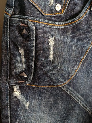 Calças de Ganga Cintura Baixa Bootcut