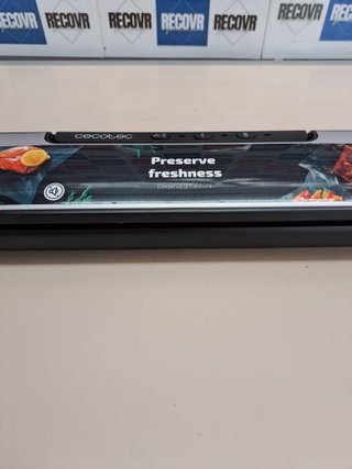Envasadora vacío 90W 8 modos 30cm SealVac Cecotec