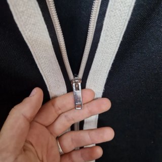Felpa Gucci zip nera e oro