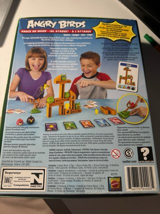 Juego de mesa Angry Birds Knock on Wood