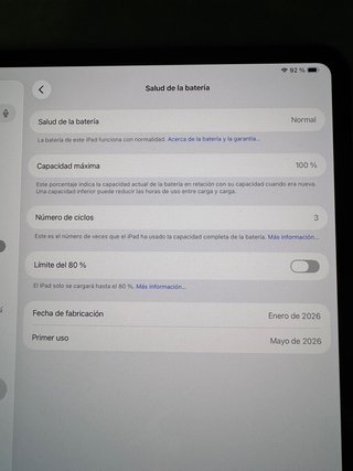 iPad Pro 13” M5 256GB Wi-Fi + Cellular | 3 ciclos