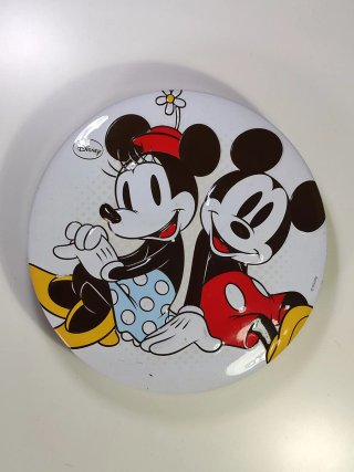 caja metalica Mickey y Minnie Disney