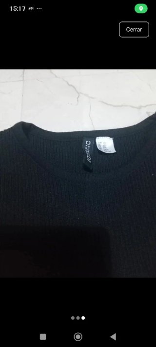 Vestido tubo ajustado de punto acanalado H&M xxs