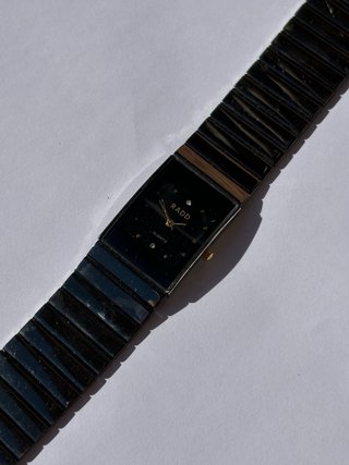 RADD Quartz Reloj Rectangular Negro