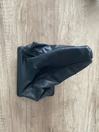 Palanca de cambios y funda de cuero