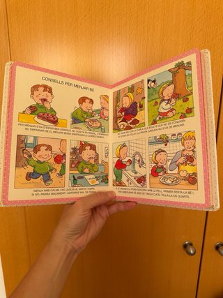 Mini diccionario en catalan con imágenes para niño