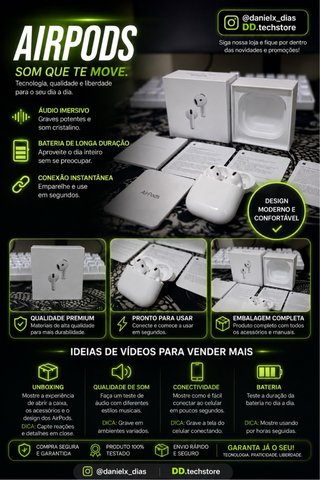 Airpods 4° geração novos