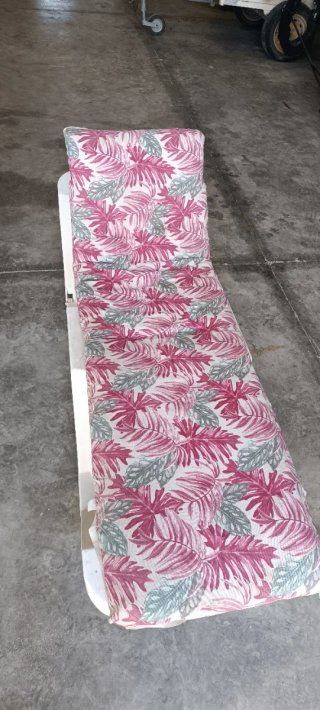 Tumbona Piscina Plástico Blanca