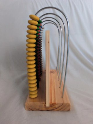 Ábaco de madera para niños
