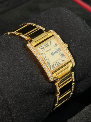 Reloj Cartier Tank Française Oro