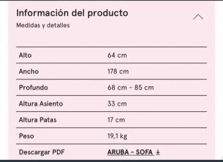Sofa cama semimuevo